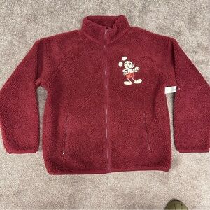 Disney Mickey Mouse Fleece Jacket, Large